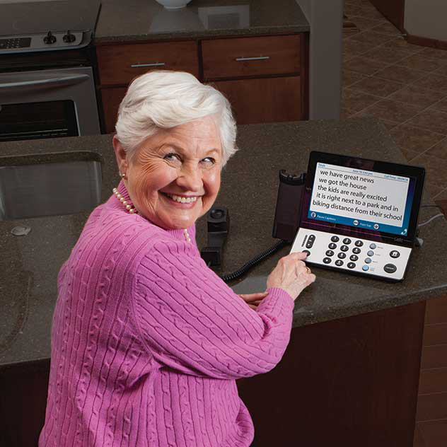 CapTel Captioned Telephone - The ultimate phone for people with hearing loss. 